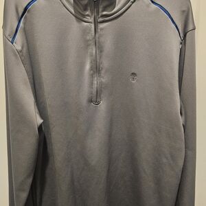 IZOD mens Quarter Zipper Pullover SIZE MEDIUM COLOR BLUE LM5